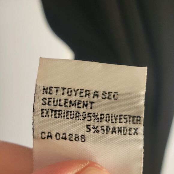 Talbot's Ruched Black Women's Dress - Picture 9 of 12